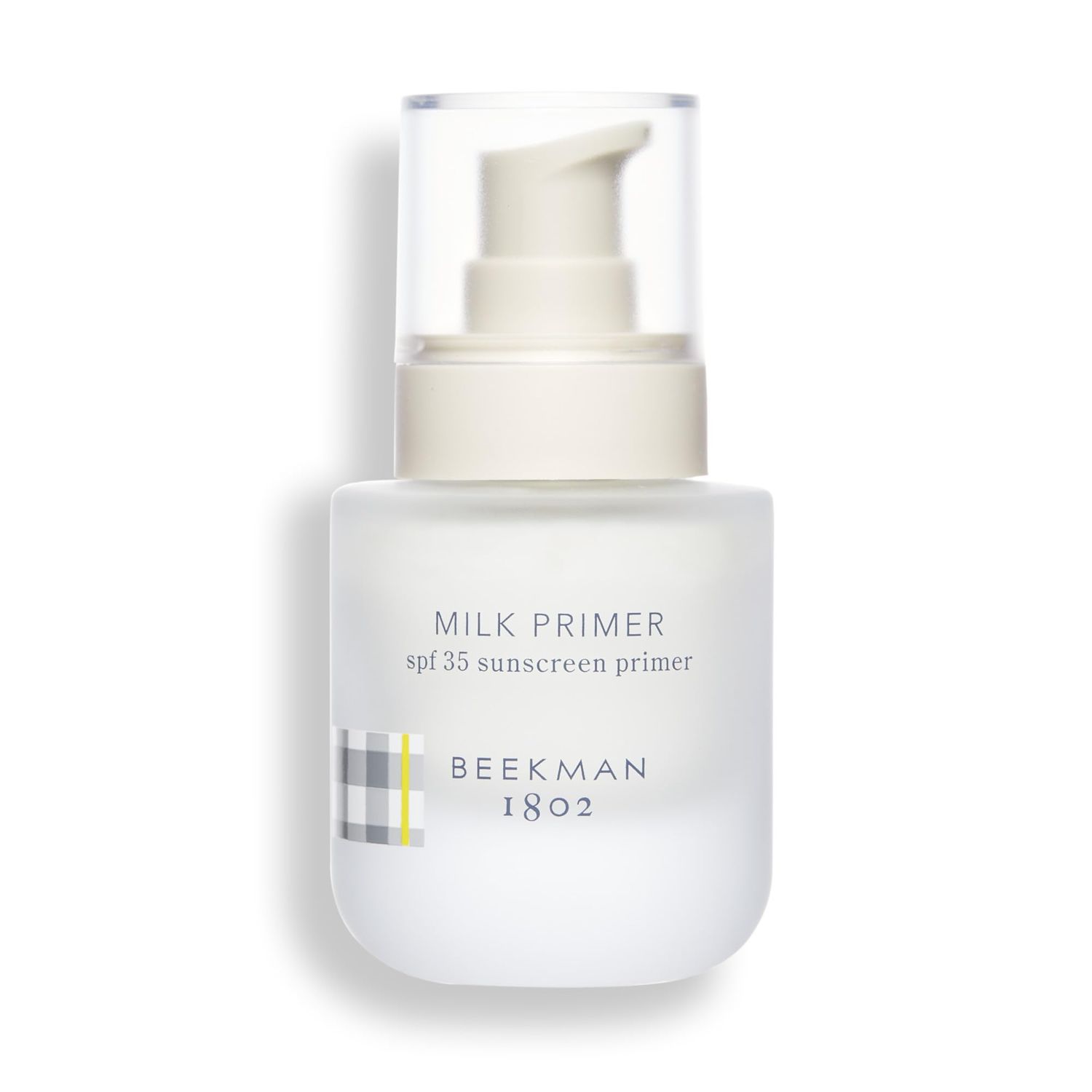 Beekman 1802 Milk Primer for Face - Oxybenzone &amp; Fragrance Free - 1 oz - SPF 35 Mineral Sunscreen, Moisturizer &amp; Makeup Primer - Invisible &amp; No White Cast - Good for Sensitive Skin - Cruelty Free