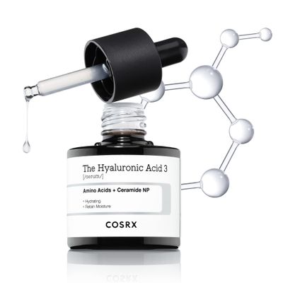 COSRX Pure Sodium Hyaluronic Acid 3% Serum, Hydration &amp; Moisture Boosting Facial Serum for Fine Lines &amp; Wrinkles, Plump &amp; Repair Dry Skin, 0.67fl.oz/20ml, No Artificial Fragrance, Korean Skin Care