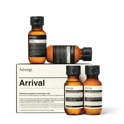 Aesop Travel Set | Travel Body Wash and Body Balm &amp; Travel Size Shampoo and Conditioner | 1.7 oz, Pack of 4