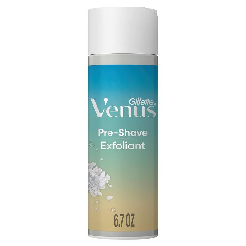 Gillette Venus Women&#39;s Exfoliant Scrub, Pre-Shave Sea Salt Exfoliant Scrub - 6.7 oz
