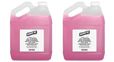 Genuine Joe CsySll GJO02105 Liquid Hand Soap with Skin Conditioner, 1 gallon Bottle, Pink, 2 Units