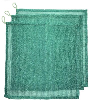 3 pcs/Set 12&quot;12&quot; Super Rough Home Spa Exfoliating Nylon Bath Cloth/Towel - Magic Shower Washcloth for Body - Shower Scrubber - Remove Dead Skin - Great for Skin Care in The Bath