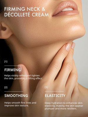 depology Firming Neck &amp; Dcollet Cream, Anti-Aging Neck Cream for Tightening and Wrinkles with IDEALIFT4%, Retinol, Collagen, Multi-HA Complex, Korean Skin Care Product 1.69 fl. oz