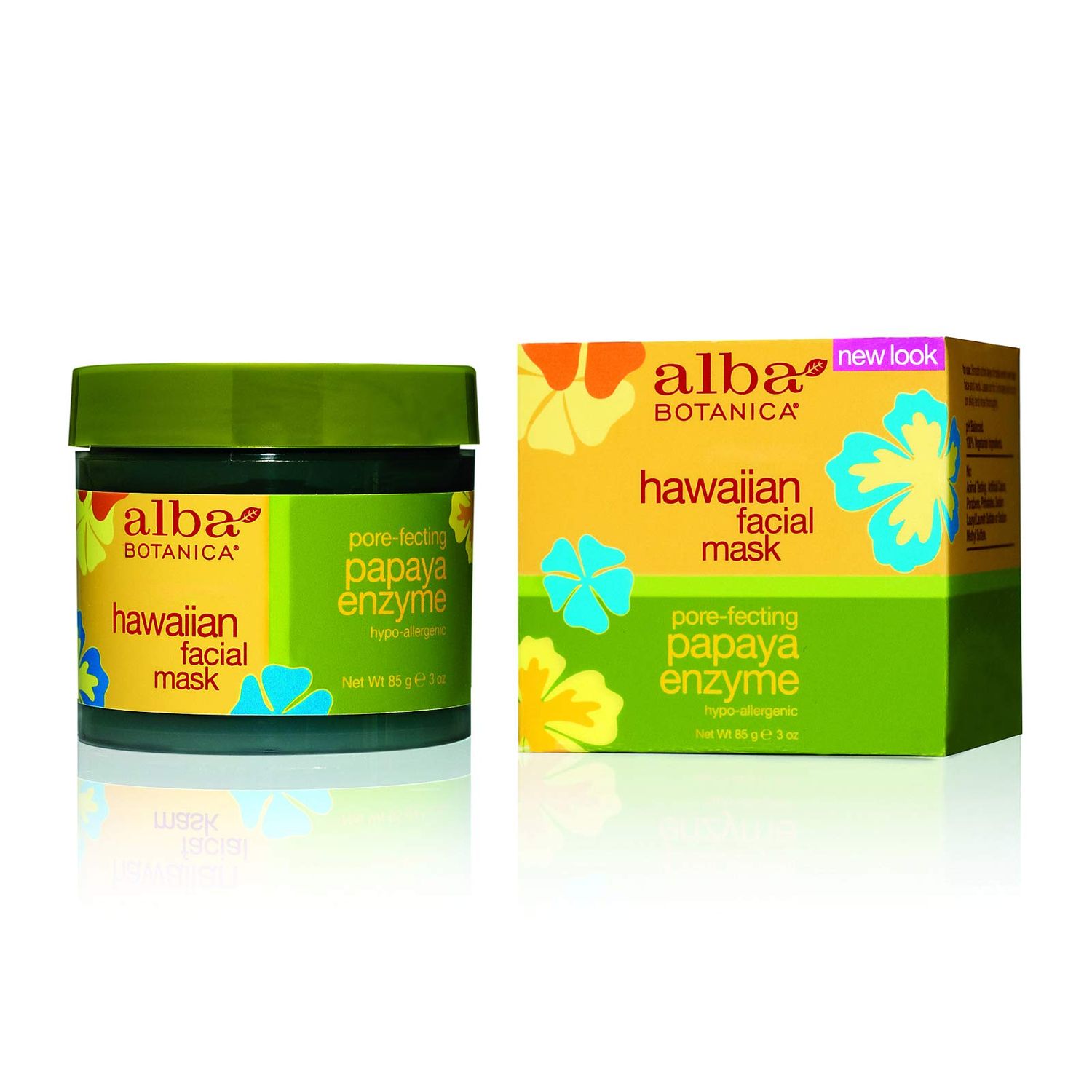 Alba Botanica - 151784 Facial Mask, Papaya Enzyme 3 oz