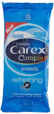 Carex Refreshing Soft Cleansing Wipes 15 Wipes