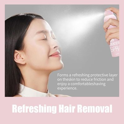 GISRT1A Hair Identifier Spray For Face Shaving, Hair Identifying Spray, Face Hair Identifier Spray, Skin Dermaplaning Spray for Face, Refreshing Hair Removal (1PCS spray + 4PCS razor)