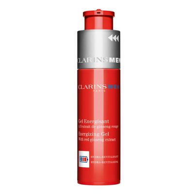 CLARINSMEN Energizing Gel | Cool, Mattifying Gel Moisturizer For Men| Energizes Skin and Locks In Moisture | Mattifies and De-Shines | Invisible, Non-Sticky Texture | All Skin Types | 1.7 Ounces