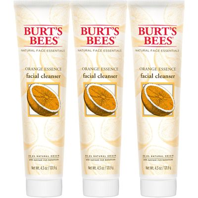 Burt&#39;s Bees Orange Essence Facial Cleanser, Sulfate-Free Face Wash, 4.3 Oz (Package May Vary)