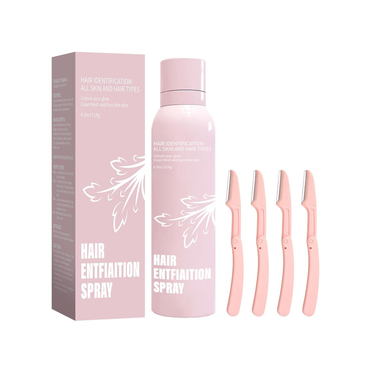 ANCAI Hair identification Spray For Face Shaving, Hair identificationing Spray, Face Hair identification Spray, Moisturizing And Skin Care Dermaplaner Set Spray-1PCS