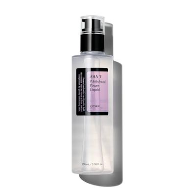 COSRX 7% Glycolic Acid Whitehead Removing Power Liquid, 3.38 fl.oz, AHA Exfoliant, Exfoliating Toner for Face &amp; Body, Pore Minimizer, Korean Skin Care