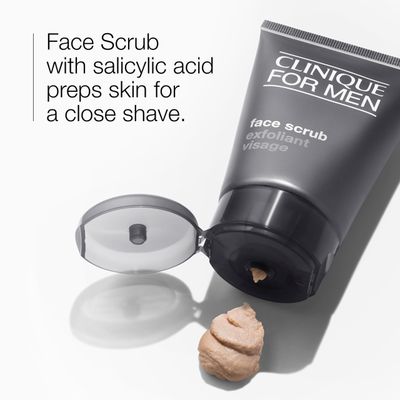 Clinique For Men Exfoliating Face Scrub With Salicylic Acid, 3.4 Fl Oz