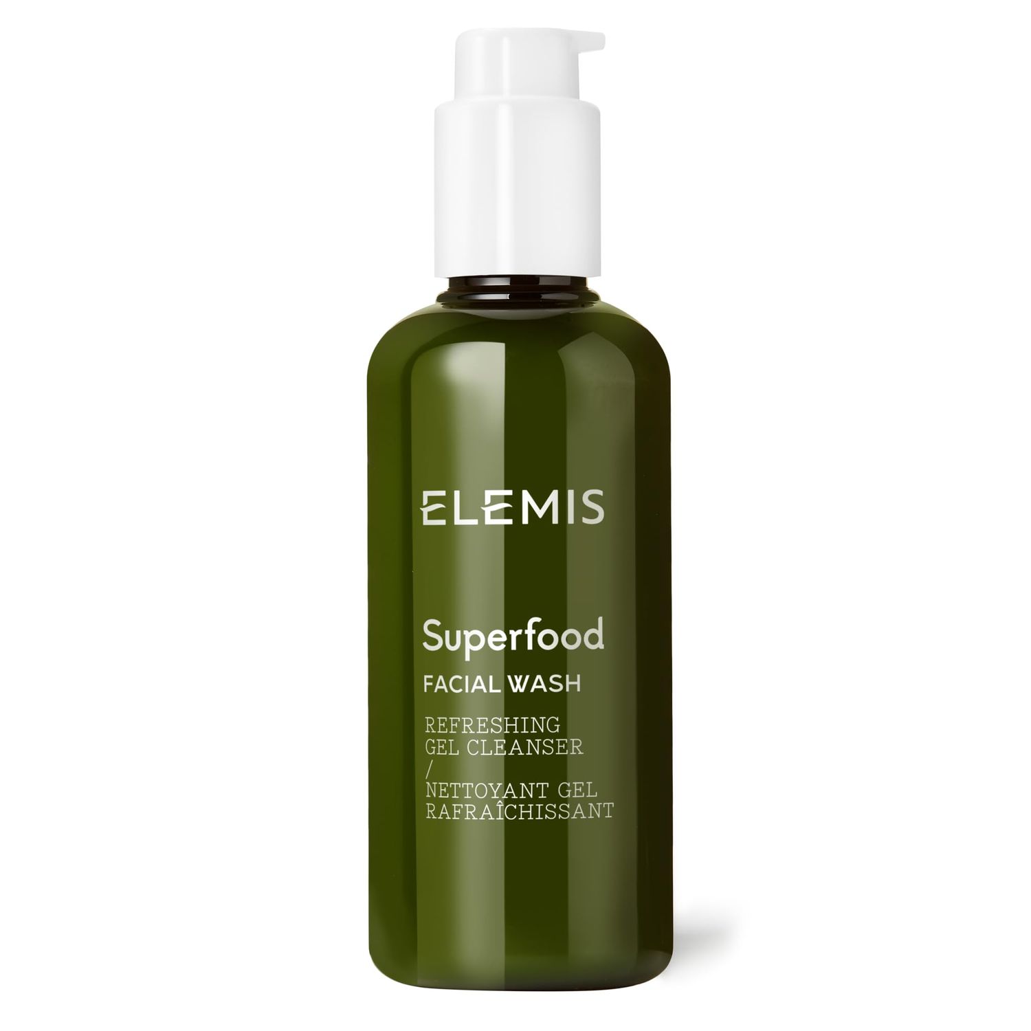 ELEMIS Superfood Facial Wash, 200ml - Revitalizing Daily Prebiotic Gel Wash, Gently Cleanse, Nourish &amp; Balance Skin for Glowing Complexion, Hydrating Facial Cleanser to Remove Grime