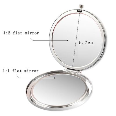 COFOZA 1943 80th Birthday Gifts for Woman Grandmom Mother Stainless Steel Rose Gold Compact Pocket Travel Makeup Mirror 80 Years Old Inspiration Gift Behind You All Your Mermories with Gift Box