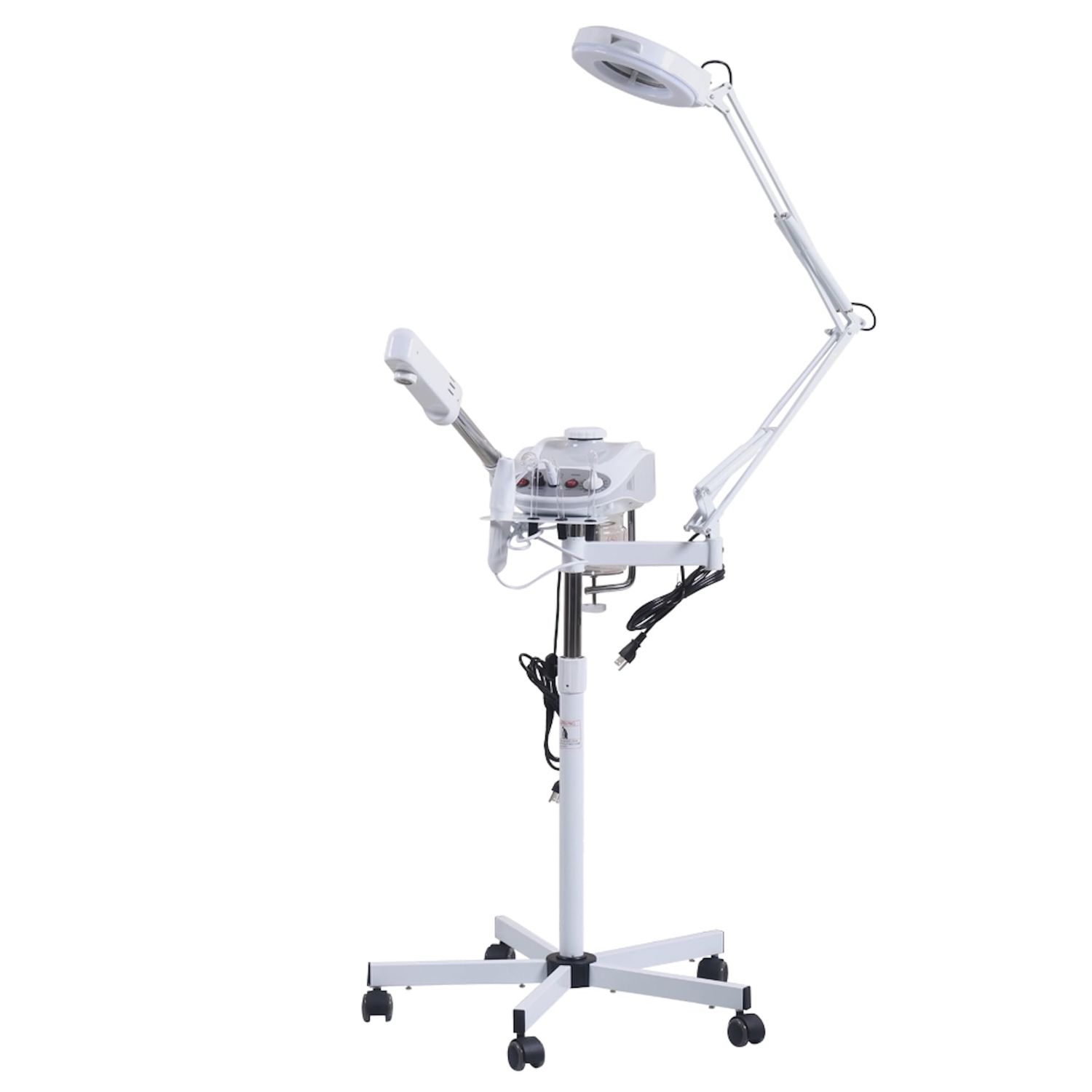 Beauty Mega 3 in 1 Aromatherapy Facial Steamer, 5X Magnifying LED Lamp, High Frequency