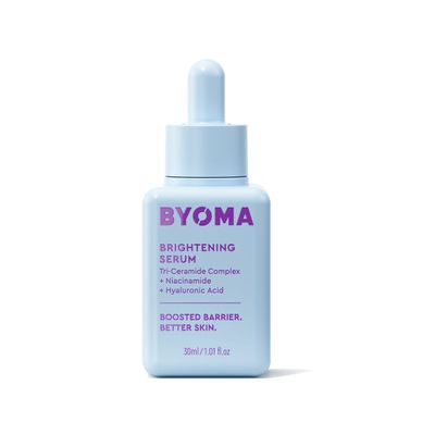 BYOMA Brightening Serum - Barrier Repair Serum - Brightening &amp; Hydrating Face Serum with Hyaluronic Acid, Niacinamide &amp; Ceramides - Hyaluronic Acid Serum For Face, Glowing, Radiant Skin - 1.01 fl. oz