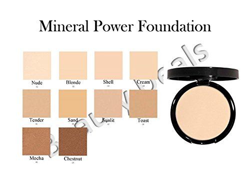Beauty Deals Mineral Makeup Pressed Powder Foundation - Hypoallergenic- w/sponge (Tender)