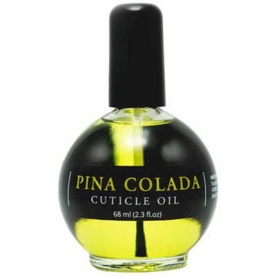 Ellie Chase Moisturizing Cuticle &amp; Nail Care Oil 2.3 Fl Oz - Pina Colada Scented - Infused with Jojoba Oil, Aloe, Vitamin E - Nail &amp; Cuticle Hydration, Repair, Moisturizer, Strengthener, Growth
