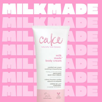 Cake Beauty, Shea Butter Body Cream Body Lotion For Women Dry Skin, Basic, Milk Made Indulgent, 7 Fl Oz