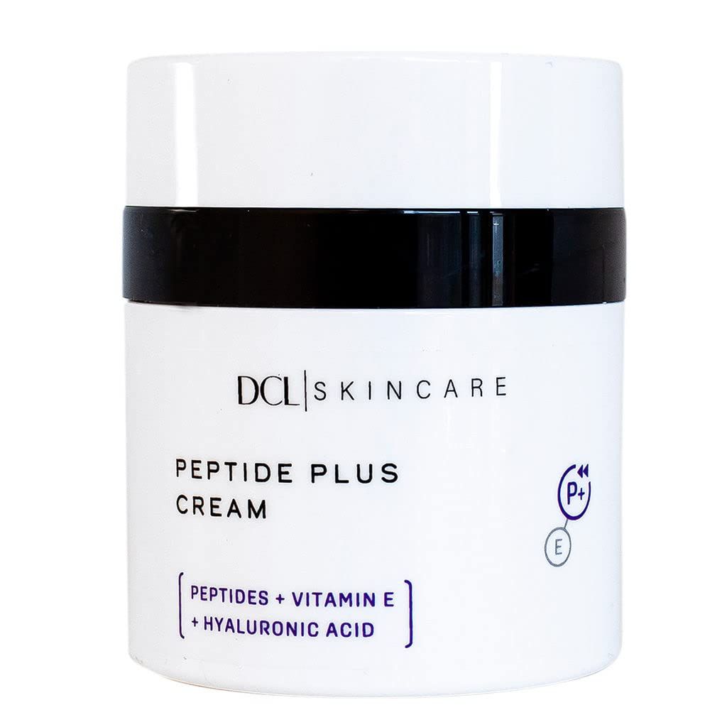 DCL Skincare Peptide Plus Cream for Wrinkle Defense &amp; Collagen Production, 1.7 Fl oz