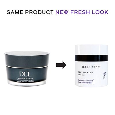 DCL Skincare Peptide Plus Cream for Wrinkle Defense &amp; Collagen Production, 1.7 Fl oz