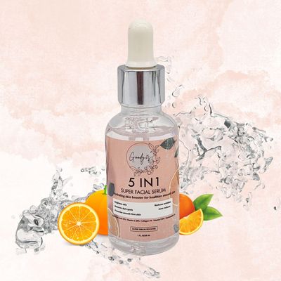 Goody2&#39;s 5 in 1 Serum Super Facial Serum - Hydrating Skin Booster for Healthier, Smooth Skin - 1 oz
