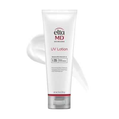EltaMD UV Lotion Body Sunscreen, SPF 30+ Sunscreen, Body Lotion with SPF Made with Zinc Oxide and Hyaluronic Acid, 7.0 oz Pump