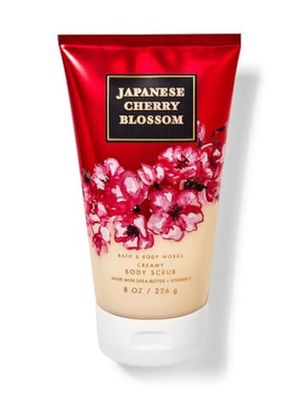 Bath and Body Works Japanese Cherry Blossom Creamy Body Scrub 8 Ounce (Japanese Cherry Blossom)