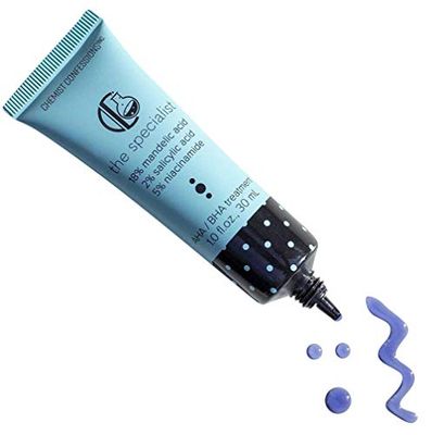 Chemist Confessions The Specialist Blackhead Exfoliation AHA/BHA Treatment Scrub &amp; Mask, 18% Mandelic Acid, 2% Salicylic Acid, and 5% Niacinamide, Clears Blackheads &amp; Unclogs Pores - 1 Fl oz
