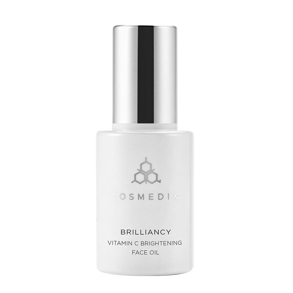 COSMEDIX. Brilliancy Vitamin C Brightening Face Oil AM/PM, Sunflower Seed Oil &amp; Elderberry Fruit Extract Protect Skin, Hydrates Skin, Vegan, Gluten &amp; Cruelty Free