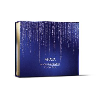 AHAVA It's In Your Hands Gift Set - Includes Mineral Hand Creams of Sea-Kissed, Vivid Burgundy &amp; Spring Blossom, 3 x 3.4 Fl.Oz &amp; Sample Crystal Osmoter X6 Serum
