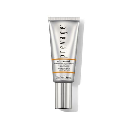 Elizabeth Arden Prevage City Smart Broad Spectrum SPF 50 Hydrating Shield, Anti Pollution Face Moisturizer with Idebenone 1.3 Fl Oz (Pack of 1)