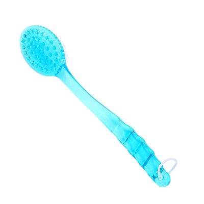 Garosa Shower Brush with Body Washing Bath Shower Back Skin Brush Scrubber Massager W/Long Handle for Exfoliating Back, Body, and Feet, Bath and Shower Scrubber, Blue