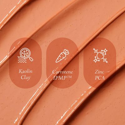 APRILSKIN Carrotene IPMP 3-Min Quick Dry Pore Caring Clay Mask | Kaolin & Zinc PCA | Reduces Pores & Sebum | Cooling Effect | Vegan | Gentle Exfoliation | Korean Skin Care | 5.07 oz