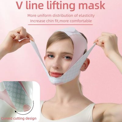 Double Chin Strap,Face Lift Mask,V-Line Lifting Mask for Women,Chin Strap for Sleeping,Jawline Shaper(L)