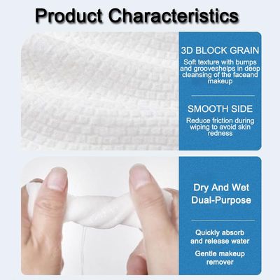 Clean Skin Clean Towels XL,Disposable Face Towel,Lint-Free Biodegradable Towels,Extra Thick Soft Large Clean Facial Towels,Plant Fiber Facial Washcloth,Travel,10"12" (50 Count 1 Box)