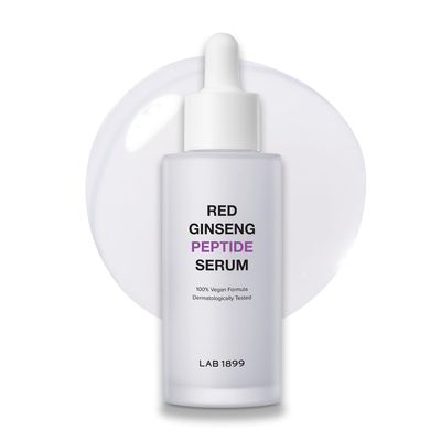 Donginbi LAB 1899 Red Ginseng Peptide Serum - New Years Gifts, Quick Lifting Facial Serum and Moisturizer, Korean Skin Care Antioxidant Facial Essence for Youthful and Radiant Skin, 1.69 floz / 50 ml