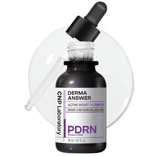 CNP PDRN Active Boost Face Serum - Smoothing Fine Lines &amp; Wrinkle, Rejuvenating &amp; Firming Skin, Anti-aging Booster with Collagen, Korean Skin Care, 1.01 fl. oz. (30ml)