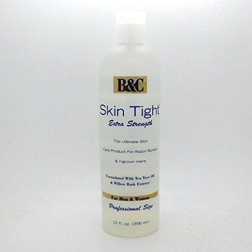 B&amp;C Skin Tight Product for Razor Bumps &amp; Ingrown Hairs-Extra Strength(12 oz)