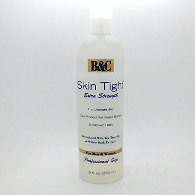 B&amp;C Skin Tight Product for Razor Bumps &amp; Ingrown Hairs-Extra Strength(12 oz)