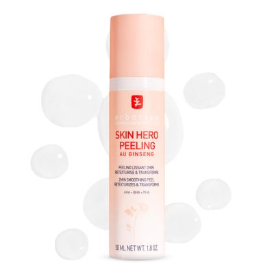 Erborian Skin Hero, Facial Peel with White Ginseng Complex - Home Face Peel Mask Retexturizes, Transforms Texture &amp; Appearance of Fine Lines - Reduces Pores &amp; Imperfections - Korean Skincare - 1.8 Oz