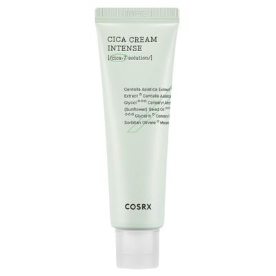 COSRX Pure Fit Cica Intensive Cream 1.7 oz/ 50 mL | For Dry Sensitive Skin, Centella Asiatica Face Moisturizer Recommended for Acne-Prone Skin, Reduce Redness, Not Tested on Animals, Korean Skin Care