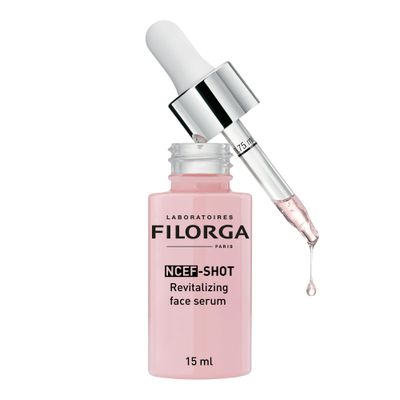 Filorga NCEF-Shot Anti-Aging Serum, Concentrated Wrinkle Reducing Treatment for Radiant &amp; Firm Skin in 10 Days, 0.5 fl. Oz.