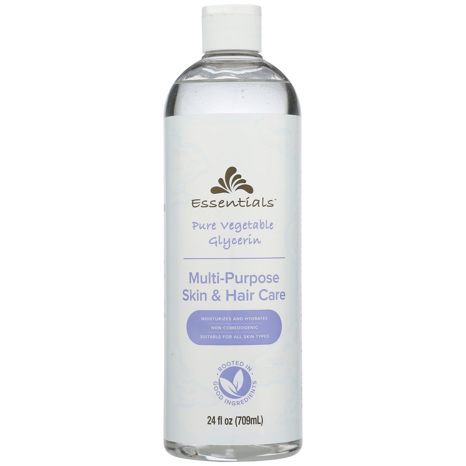 Essentials Pure Vegetable Glycerin, Multi-Purpose Skin and Hair Care, 24 fl oz.