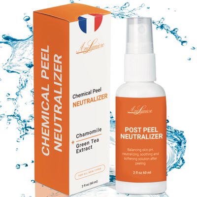 Ane Lumiere Chemical Peel for Face Neutralizer Post Peel PH balancing with chamomile and green tea extracts 2 fl oz 60 ml