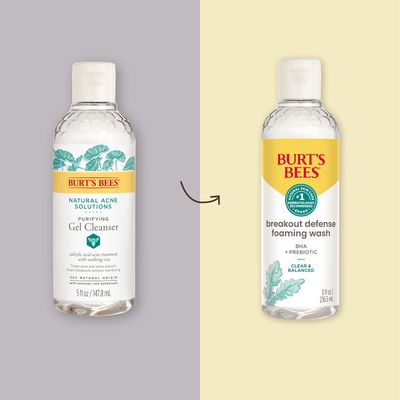 Burts Bees Foaming Face Wash, BHA Breakout Defense Cleanser for All Skin Types, Washes Away Impurities & Excess Facial Oil, With a Prebiotic, 8 Oz.