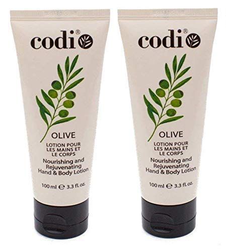Codi Olive Hanf and Body Lotion 100ml / 3.3 fl oz (Pack of 2)