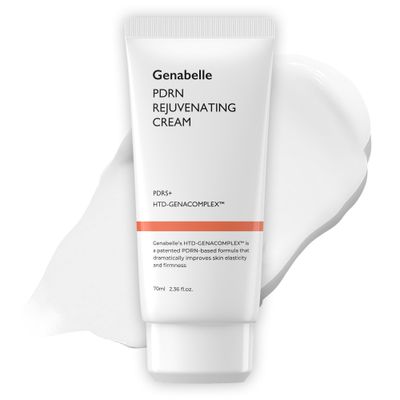 Genabelle PDRN Rejuvenating Cream - Lightweight Moisturizer with Original PDRN, CICA, Hyaluronic Acid - Nourishing, Hydrating, and Soothing Formula - 2.36 fl.oz