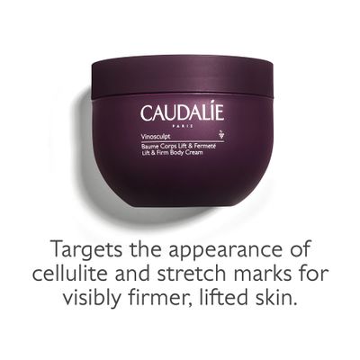 Caudalie Vinosculpt Lift &amp; Firm Body Cream, Smoothing, Toning and Firming, with Shea Butter, 8.4 oz