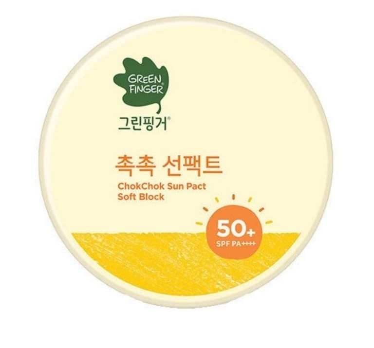 [Green finger] ChokChok Sun Pact Soft Block SPF50+ PA++++ 16g