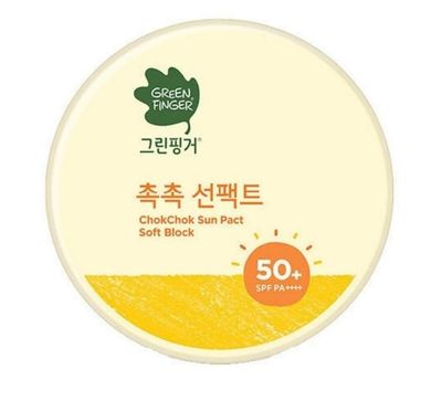 [Green finger] ChokChok Sun Pact Soft Block SPF50+ PA++++ 16g